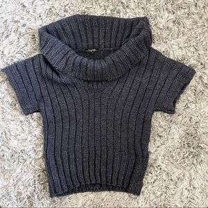 Elisabetta Collection Charcoal Cowl Cozy Sweater